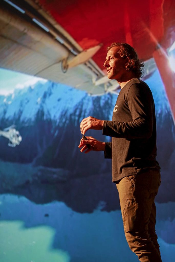 Matthias 'Hauni' Haunholder hält keynote speaker rede