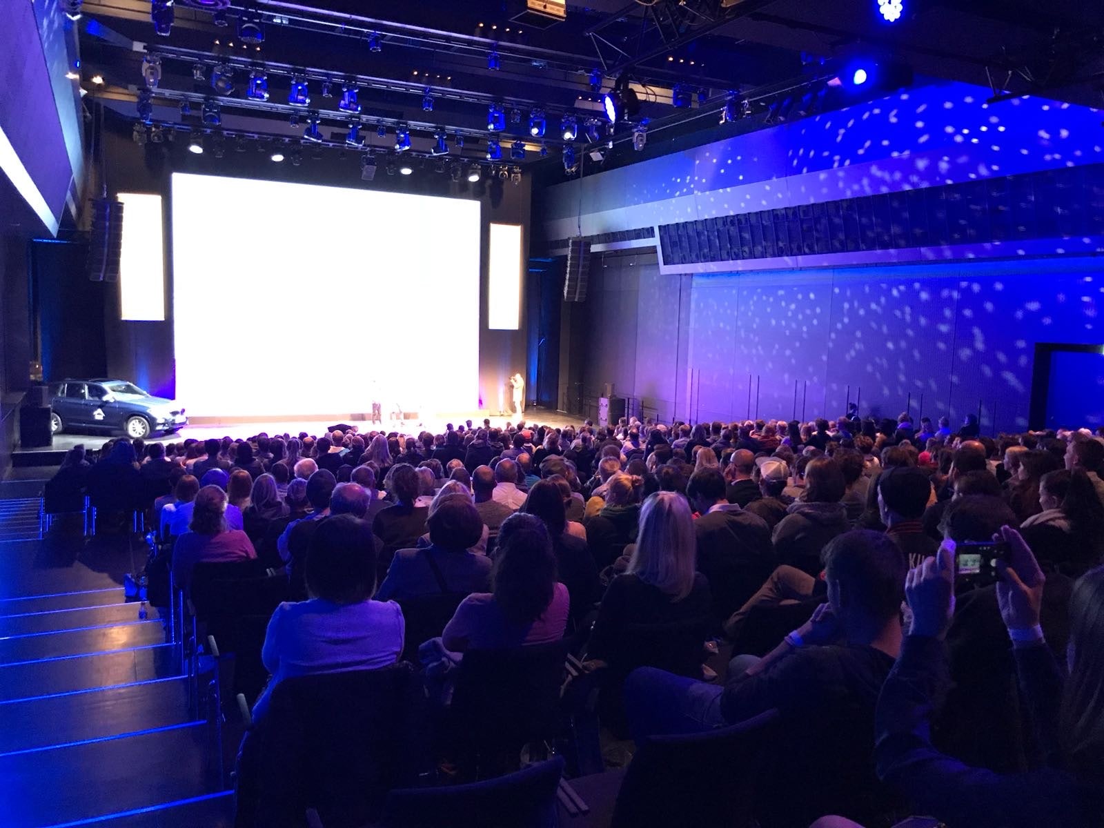 Publikum bei der Keynotespeaker Rede